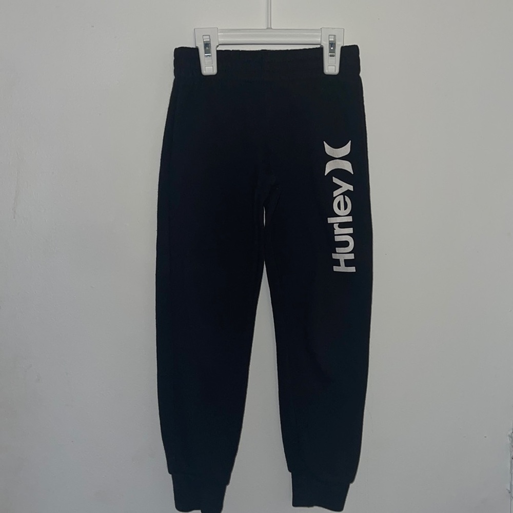 Hurley black sweatpants (size: 7)